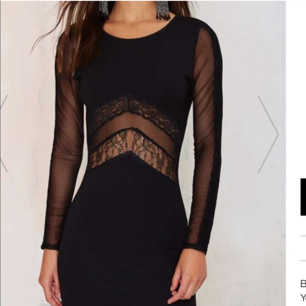 Nwt 6 WYLDR New Yorker bodycon dress XS Nasty gal